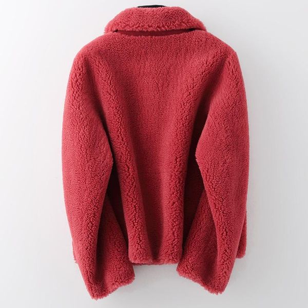fur real coat wool jacket autumn winter coat women clothes 2020 korean vintage sheep shearling suede lining women zt3871, Black
fur real coat wool jacket autumn winter coat women clothes 2020 korean vintage sheep shearling suede lining women zt3871, Black
