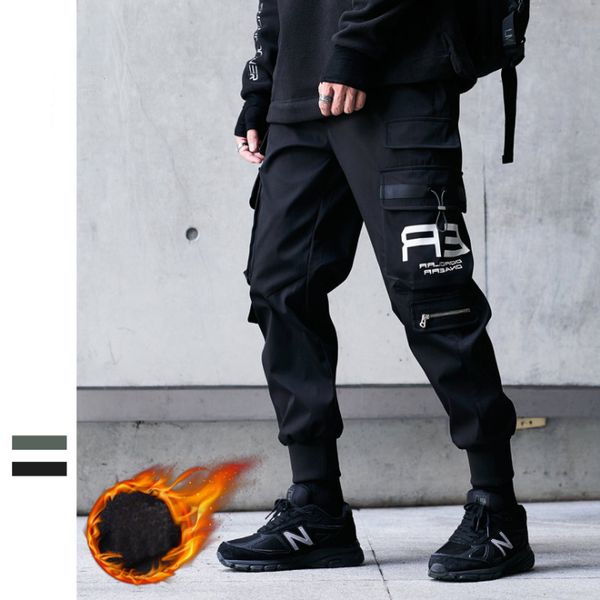 fleece cargo pants men's 2020 winter new multi-pocket male trousers high street fashion printed casual pant men, Black
fleece cargo pants men's 2020 winter new multi-pocket male trousers high street fashion printed casual pant men, Black