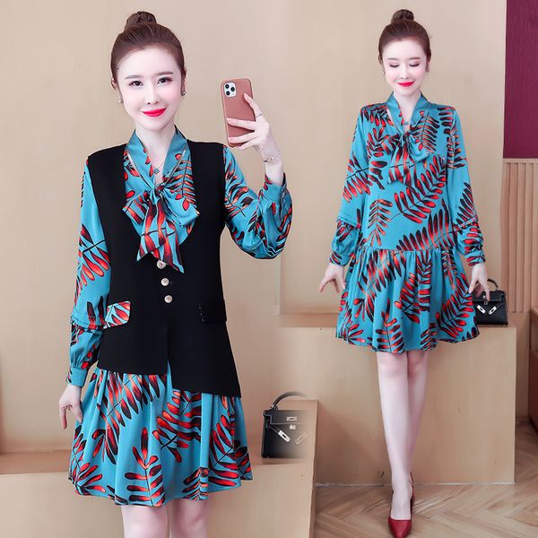 womens large plus size dressed in fat 100kg woman wear loose long sleeve 2021 spring dresses a6id, Black;gray
womens large plus size dressed in fat 100kg woman wear loose long sleeve 2021 spring dresses a6id, Black;gray