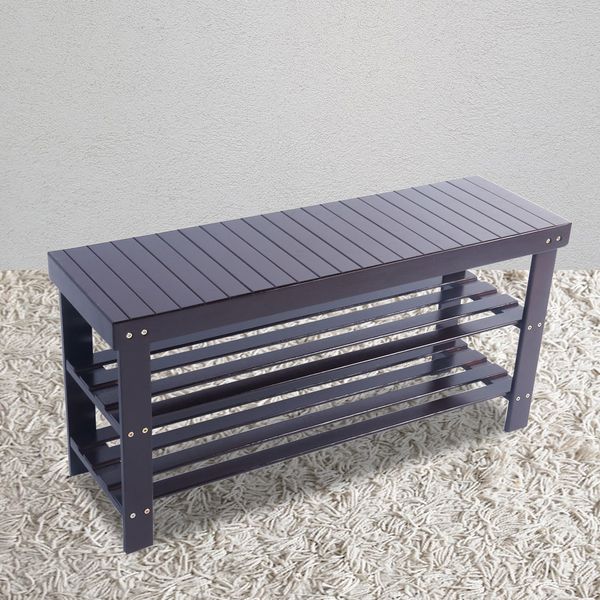 3 tier 90 cm shoe changing stool bamboo shoe rack bench storage seat organizer shelf entryway hallway home
3 tier 90 cm shoe changing stool bamboo shoe rack bench storage seat organizer shelf entryway hallway home