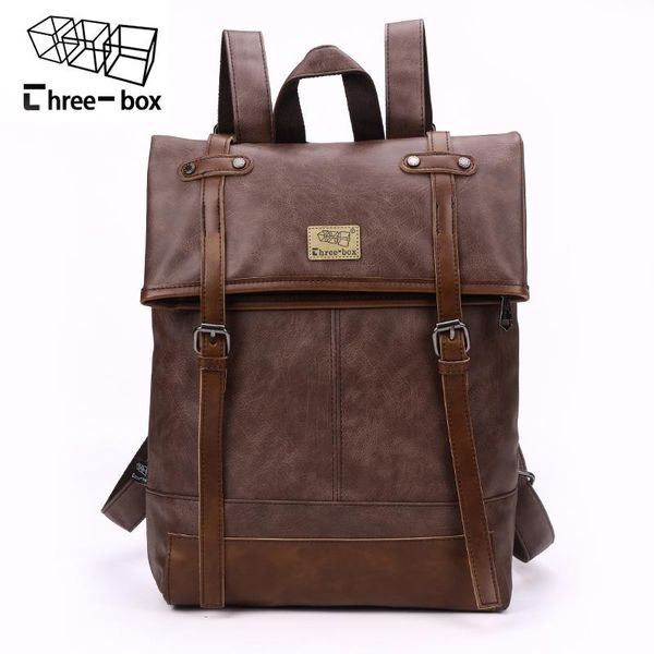 three-box brand vintage large capacity mens leather backpack for travel casual men daypacks leather travle backpack mochila
three-box brand vintage large capacity mens leather backpack for travel casual men daypacks leather travle backpack mochila