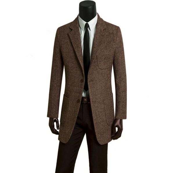 men's wool & blends brown casual suits woolen coat men trench coats korean brand long sleeves youth overcoat mens cashmere casaco plus, Black
men's wool & blends brown casual suits woolen coat men trench coats korean brand long sleeves youth overcoat mens cashmere casaco plus, Black