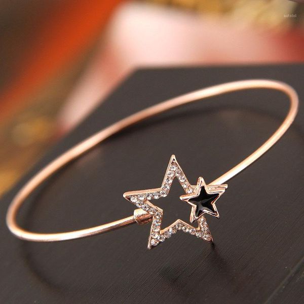 fashion charm braceles & bangles for women trendy golden star crystal rhinestone bohemian jewelry accessories1, Black
fashion charm braceles & bangles for women trendy golden star crystal rhinestone bohemian jewelry accessories1, Black