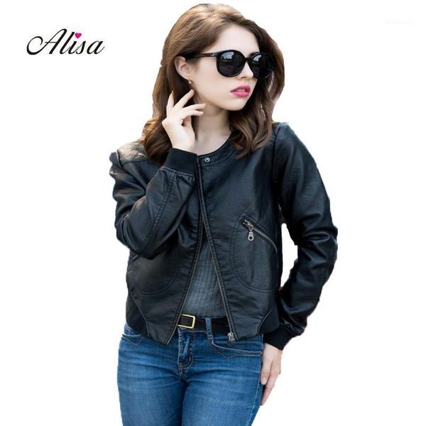 5xl plus size women black leather jacket 2020 new spring autumn long sleeve o neck pu casual zipper motorcycle woman short coat1
5xl plus size women black leather jacket 2020 new spring autumn long sleeve o neck pu casual zipper motorcycle woman short coat1