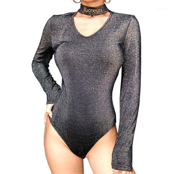 women's jumpsuits & rompers 2021 selling autumn long sleeve sliming bodysuit stretch patchwork o-neck chiffon pullover shirt1, Black;white
women's jumpsuits & rompers 2021 selling autumn long sleeve sliming bodysuit stretch patchwork o-neck chiffon pullover shirt1, Black;white