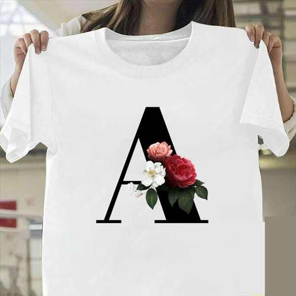 ladies shirts 26 english alphabet print tshirt classic floral alphabet t shirt women summer couples lovers female t shirt, White
ladies shirts 26 english alphabet print tshirt classic floral alphabet t shirt women summer couples lovers female t shirt, White