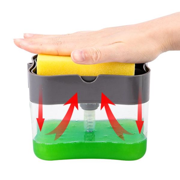 soap dispenser pump with sponge manual press cleaning liquid dispenser washing sponge manual press soap organizer kitchen tools
soap dispenser pump with sponge manual press cleaning liquid dispenser washing sponge manual press soap organizer kitchen tools