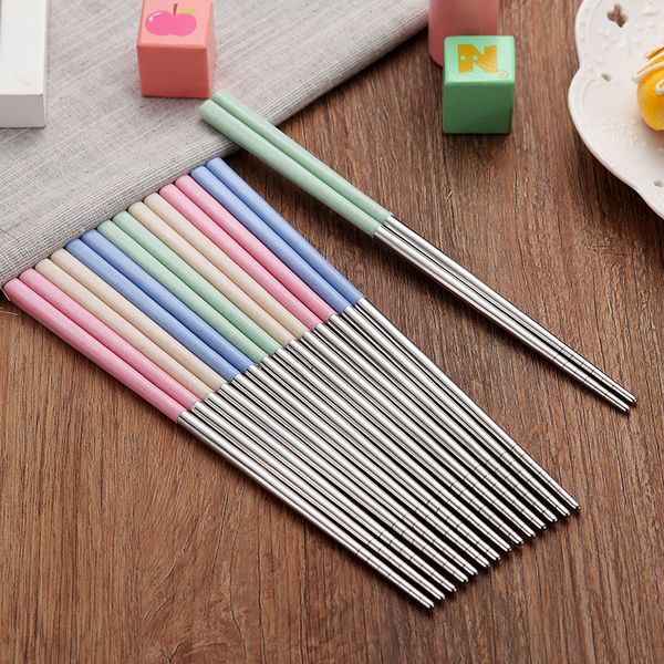 wheat stainless steel chopsticks travel portable student chopstick non slip tableware with different colors 1 8ld j1
wheat stainless steel chopsticks travel portable student chopstick non slip tableware with different colors 1 8ld j1