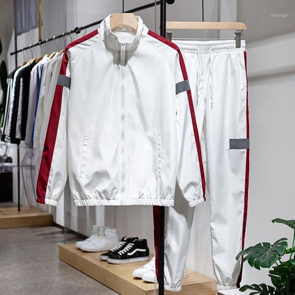 new men tracksuits casual solid sets 2020 spring men's sportswear jacket + pants sweatsuit male fitness two piece set hip hop1, Gray
new men tracksuits casual solid sets 2020 spring men's sportswear jacket + pants sweatsuit male fitness two piece set hip hop1, Gray