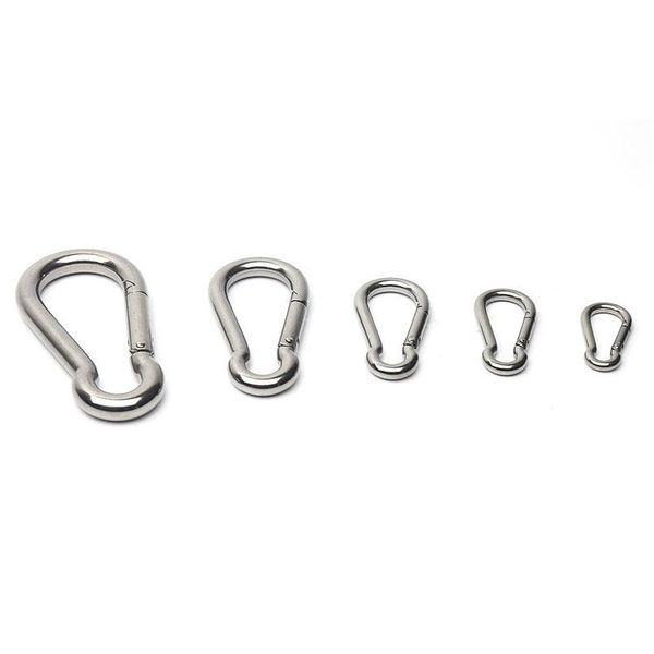 1pc 304 stainless steel spring carabiner snap hook keychain quick link lock buckle m4-m7 qylkwk
1pc 304 stainless steel spring carabiner snap hook keychain quick link lock buckle m4-m7 qylkwk