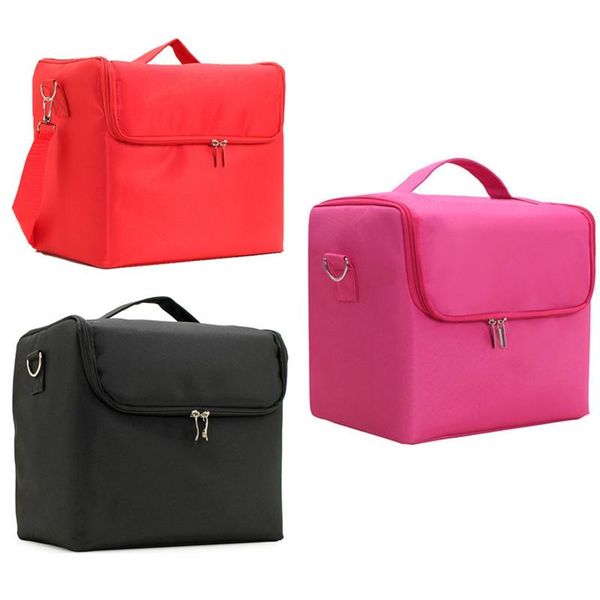 большая емкость make up bag многослойная маникюр парикмахерской вышивка набор инструменты косметика для хранения case туалетной сумки, Pink;blue 
большая емкость make up bag многослойная маникюр парикмахерской вышивка набор инструменты косметика для хранения case туалетной сумки, Pink;blue