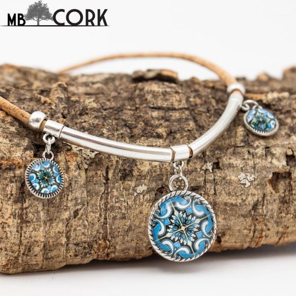 natural cork with blue cork traditional ceramic tile blue color pattern handmade women necklace n-175-a1, Silver
natural cork with blue cork traditional ceramic tile blue color pattern handmade women necklace n-175-a1, Silver