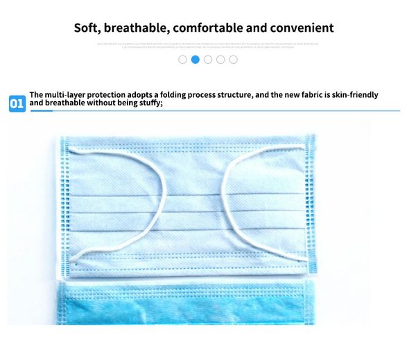disposable 3-ply safety mask face mask earloop polypropylene masks for personal health certificate in stock dhl shipping
disposable 3-ply safety mask face mask earloop polypropylene masks for personal health certificate in stock dhl shipping