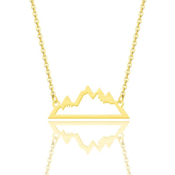 minimalist jewelry gold rose ketting snowy mountain necklace 2020 stainless steel geometric pendant necklaces for women bff, Silver
minimalist jewelry gold rose ketting snowy mountain necklace 2020 stainless steel geometric pendant necklaces for women bff, Silver
