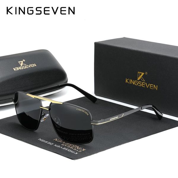 kingseven new fashion men's glasses polarized fishing driving sunglasses brand men women stainless steel material gafas de sol, White;black
kingseven new fashion men's glasses polarized fishing driving sunglasses brand men women stainless steel material gafas de sol, White;black