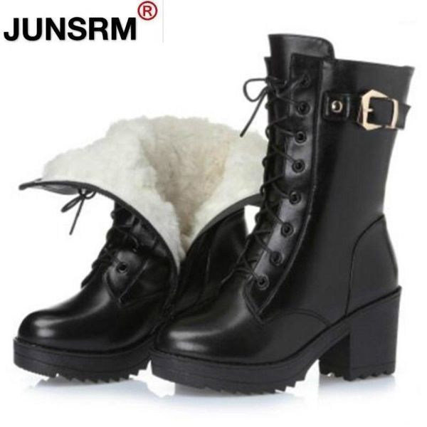 boots 2021 high-quality women snow winter high-heeled genuine leather thick wool warm1, Black
boots 2021 high-quality women snow winter high-heeled genuine leather thick wool warm1, Black