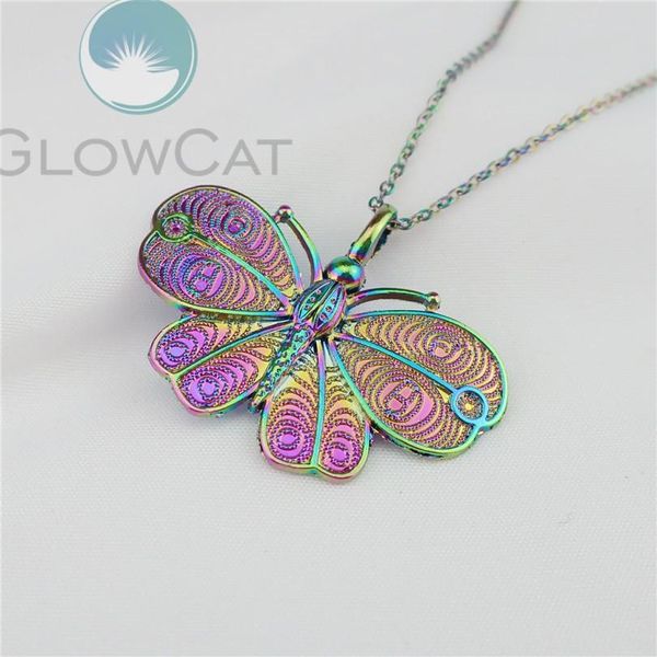 new trendy punk vintage rainbow insects butterfly pendant gift necklace for women personality party jewelry wmtsqi, Silver
new trendy punk vintage rainbow insects butterfly pendant gift necklace for women personality party jewelry wmtsqi, Silver