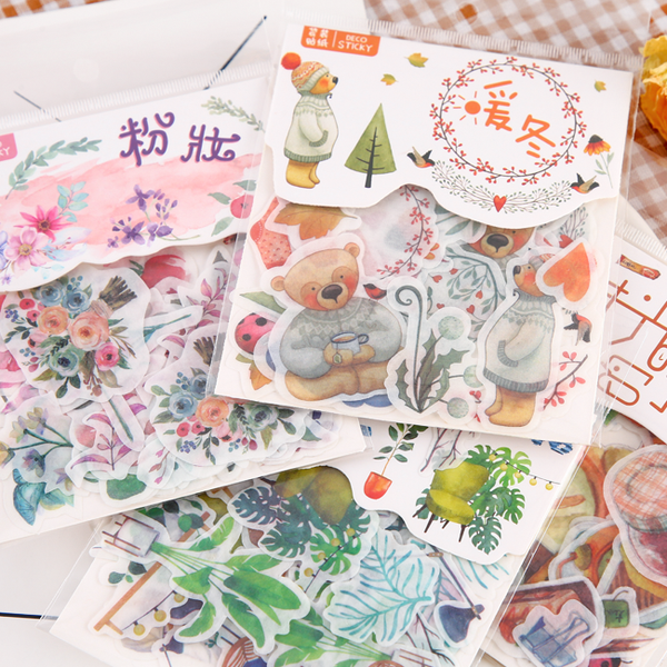 40 pieces/bag 24 designs d diary stickers scrapbook section warm winter series japanese cute creative stationery stickers gifts
40 pieces/bag 24 designs d diary stickers scrapbook section warm winter series japanese cute creative stationery stickers gifts