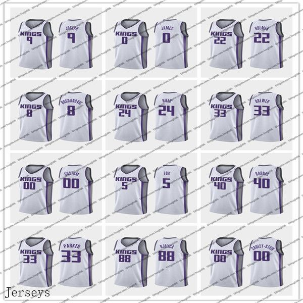 men kings sacramento 5 fox 24 hield 9 joseph 40 barnes basketball jerseys buddy cory harrison de'aaron association jersey, Black
men kings sacramento 5 fox 24 hield 9 joseph 40 barnes basketball jerseys buddy cory harrison de'aaron association jersey, Black