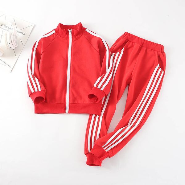 kids leisure sport suit spring boys girls cotton zipper jacket pants 2pcssets baby casual tracksuit children clothes 10 years y20, White
kids leisure sport suit spring boys girls cotton zipper jacket pants 2pcssets baby casual tracksuit children clothes 10 years y20, White