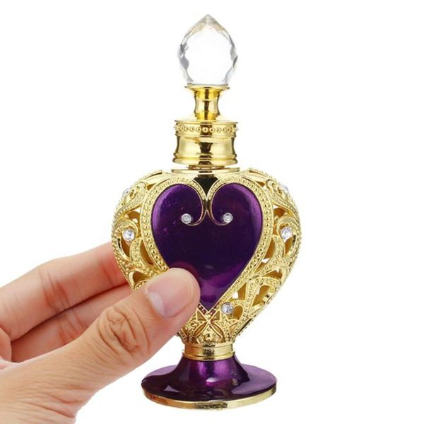 12ml crystal metal perfume bottle purple heart glass vintage empty storage bottles essential oil collectible dispenser gifts
12ml crystal metal perfume bottle purple heart glass vintage empty storage bottles essential oil collectible dispenser gifts
