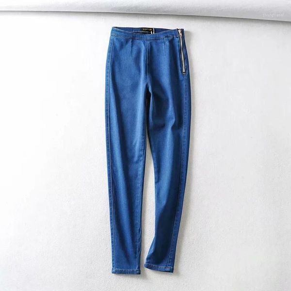 spring autumn winter cotton stretch pencil pants high waisted jeans woman black jeans woman1, Blue
spring autumn winter cotton stretch pencil pants high waisted jeans woman black jeans woman1, Blue