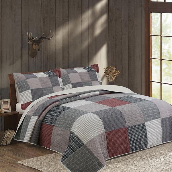 comforters & sets lattice yarn-dyed quilt set 3pcs cotton quilts patchwork bedspreads coverlet bed cover pillowcase king queen summer blanke
comforters & sets lattice yarn-dyed quilt set 3pcs cotton quilts patchwork bedspreads coverlet bed cover pillowcase king queen summer blanke