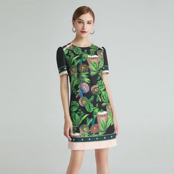 plus size dress 2020 autumn a line short sleeve dress prom fashion crew neck beads flora print brand same style yimi, Black
plus size dress 2020 autumn a line short sleeve dress prom fashion crew neck beads flora print brand same style yimi, Black