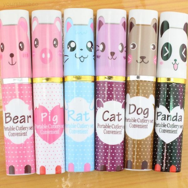 steel portable chopsticks dinnerware sets spoon stainless fork set cartoon animals pattern tableware kit for outdoor pic
steel portable chopsticks dinnerware sets spoon stainless fork set cartoon animals pattern tableware kit for outdoor pic