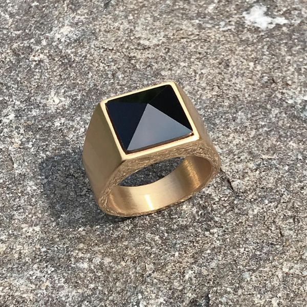 cluster rings men's ring punk 316l stainless steel black stone gold europe and america style hip hop for men party jewelry, Golden;silver
cluster rings men's ring punk 316l stainless steel black stone gold europe and america style hip hop for men party jewelry, Golden;silver