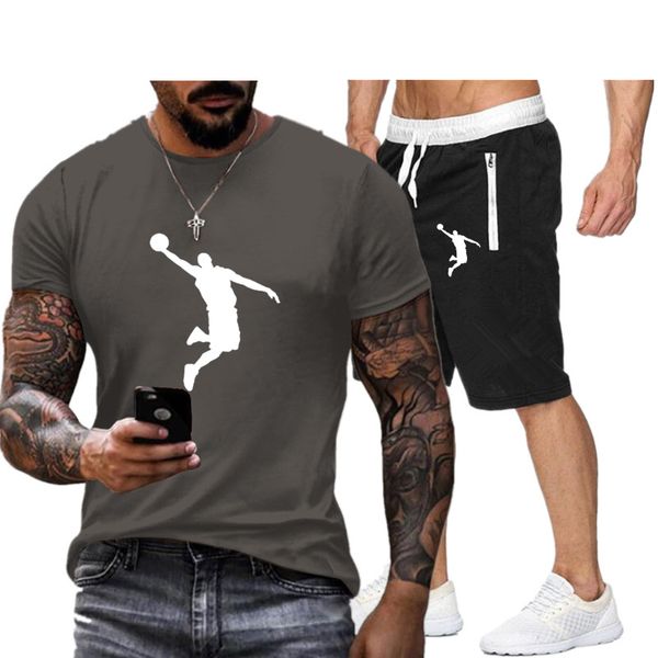 designers tracksuit summer men's fitness fashion casual sportswear suit oversized sports suit short-sleeved t-shirt + shorts 2-piece se, Gray
designers tracksuit summer men's fitness fashion casual sportswear suit oversized sports suit short-sleeved t-shirt + shorts 2-piece se, Gray