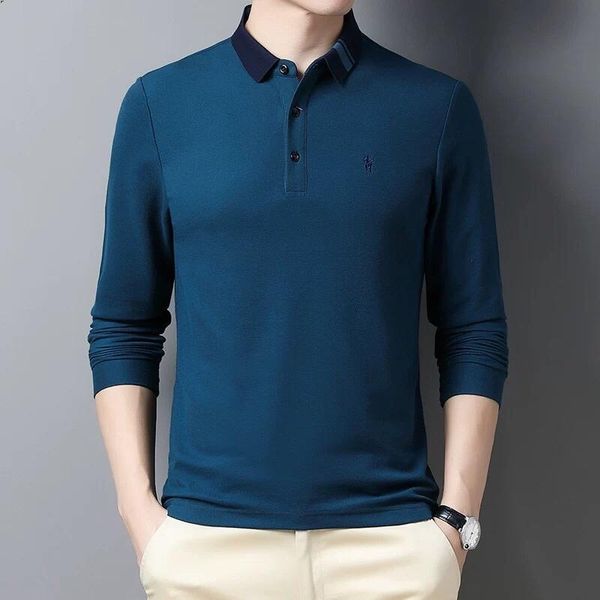 men's polos large size cotton shirts long sleeve casual collared men dress chemisiers homme mens clothes dh50pl, White;black
men's polos large size cotton shirts long sleeve casual collared men dress chemisiers homme mens clothes dh50pl, White;black