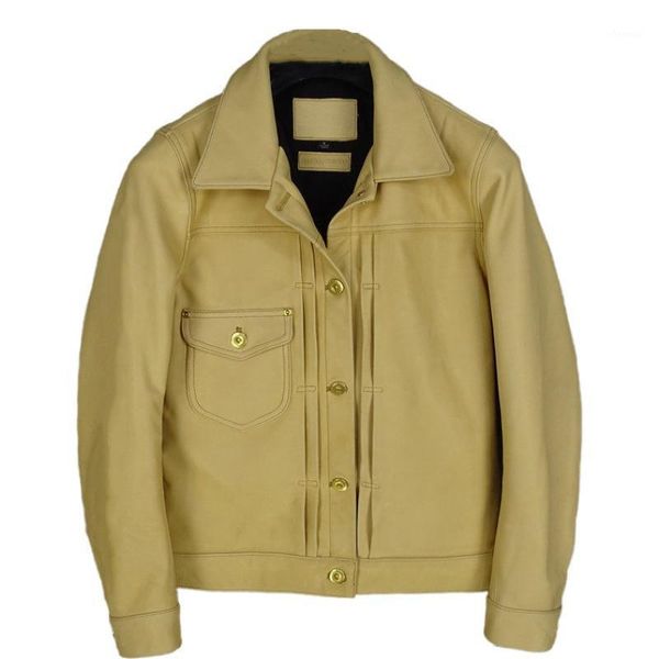 2020 yellow men american casual style jacket large size xxxxl genuine cowhide spring slim fit short leather coat1, Black
2020 yellow men american casual style jacket large size xxxxl genuine cowhide spring slim fit short leather coat1, Black