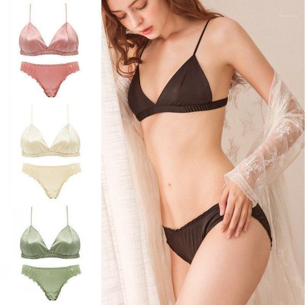 new women underwear wire satin triangle cups bra thin bra and panty set lingerie women brassiere bralette1, Red;black
new women underwear wire satin triangle cups bra thin bra and panty set lingerie women brassiere bralette1, Red;black