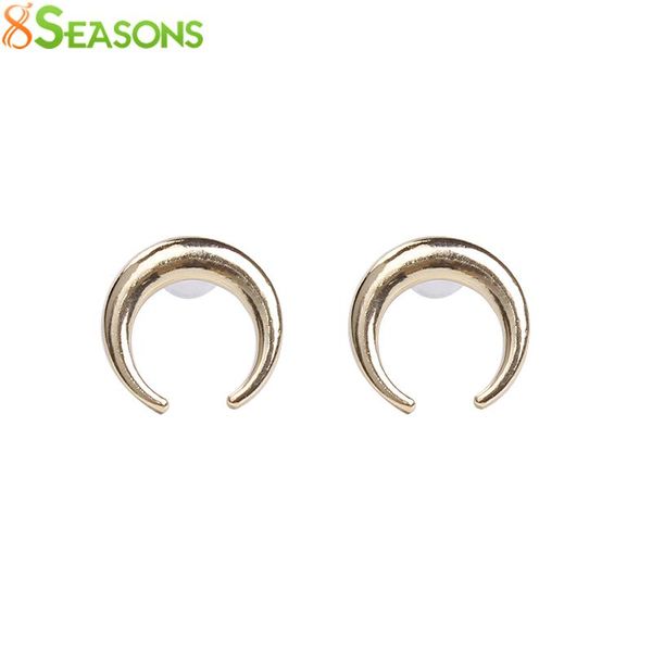 stud 8seasons ear studs earrings dull silver-color gold-color half moon 15mm( 5/8") x 5/8"), 1 pair, Golden;silver
stud 8seasons ear studs earrings dull silver-color gold-color half moon 15mm( 5/8") x 5/8"), 1 pair, Golden;silver