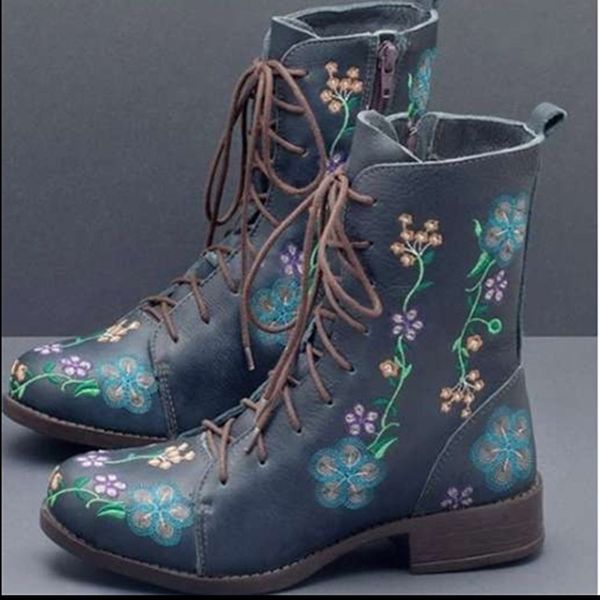 new women boots retro printed leather zipper mid-calf boots ladies shoes women botines mujer 2020 zapatillas mujer large size, Black
new women boots retro printed leather zipper mid-calf boots ladies shoes women botines mujer 2020 zapatillas mujer large size, Black