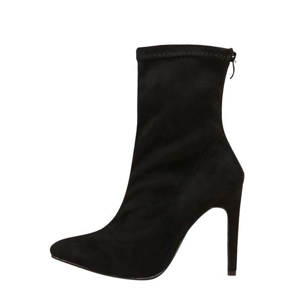 european and american pointed black women's stiletto suede boots with custom zipper lady mid-calf 35-42s fm9x
european and american pointed black women's stiletto suede boots with custom zipper lady mid-calf 35-42s fm9x