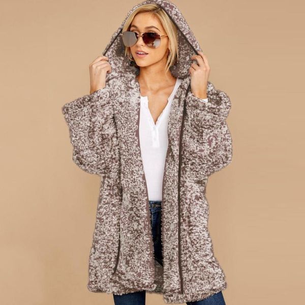 vogue oversized women coat open front cardigan hooded faux fur long sleeve warm jacket outerwear coat fourrure femme 8m3, Black
vogue oversized women coat open front cardigan hooded faux fur long sleeve warm jacket outerwear coat fourrure femme 8m3, Black