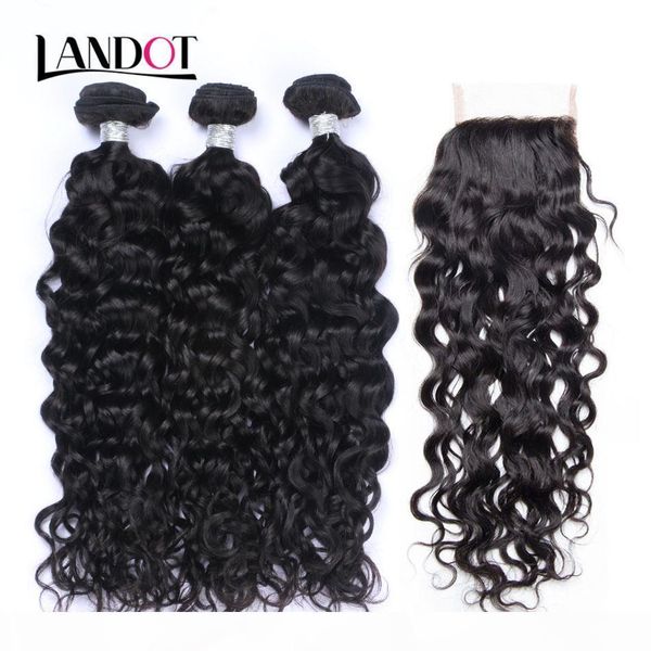 8a brazilian virgin human hair weaves bundles with lace closures peruvian indian malaysian cambodian water wave wet and wavy natural hair, Black
8a brazilian virgin human hair weaves bundles with lace closures peruvian indian malaysian cambodian water wave wet and wavy natural hair, Black