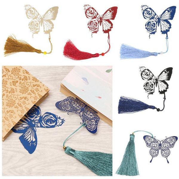 1pc retro brass bookmark tassel pendant butterfly rose book clip pagination mark stationery student gift school office supplies1
1pc retro brass bookmark tassel pendant butterfly rose book clip pagination mark stationery student gift school office supplies1