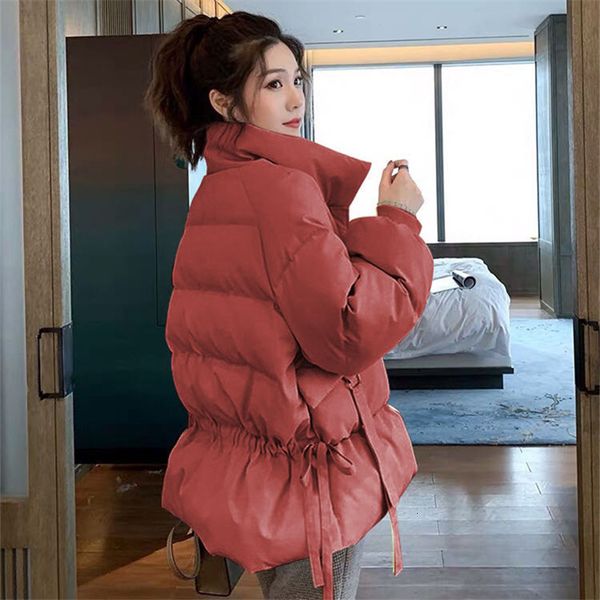 2021 new women's jacket streetwear casual padded winter warm coat femme black parkas with sashes style women clothing p5s4
2021 new women's jacket streetwear casual padded winter warm coat femme black parkas with sashes style women clothing p5s4