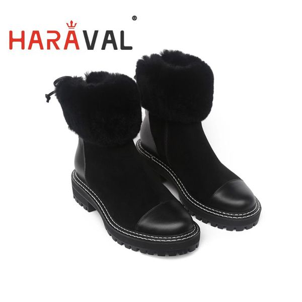 haraval women winter snow boots with fur ankle shoes black waterproof slip cold zipper flat fashion warm footwear for lady e151l
haraval women winter snow boots with fur ankle shoes black waterproof slip cold zipper flat fashion warm footwear for lady e151l