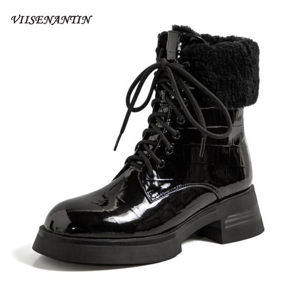 boots winter leather crocodile pattern short warm cotton shoes casual comfortable cowhide thick-soled women snow, Black
boots winter leather crocodile pattern short warm cotton shoes casual comfortable cowhide thick-soled women snow, Black