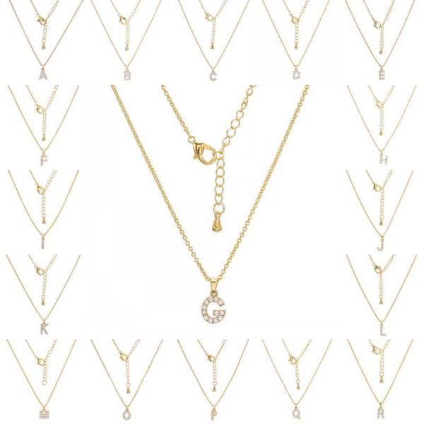 26 alphabet pendant necklace jewelry creative a-z choker chain double layer letter necklaces for women men valentine gifts, Silver
26 alphabet pendant necklace jewelry creative a-z choker chain double layer letter necklaces for women men valentine gifts, Silver