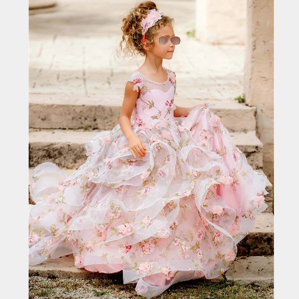 2022 scoop neck flower girls dresses for weddings printed tiered tulle first communion dress sleeveless kids pageant gown, White;blue
2022 scoop neck flower girls dresses for weddings printed tiered tulle first communion dress sleeveless kids pageant gown, White;blue