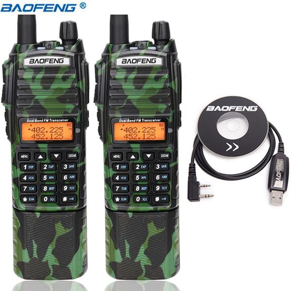 walkie talkie 2pcs baofeng uv-82 plus 8w powerful 3800mah battery with dc connector dual band 10km long range amateur ham radio
walkie talkie 2pcs baofeng uv-82 plus 8w powerful 3800mah battery with dc connector dual band 10km long range amateur ham radio