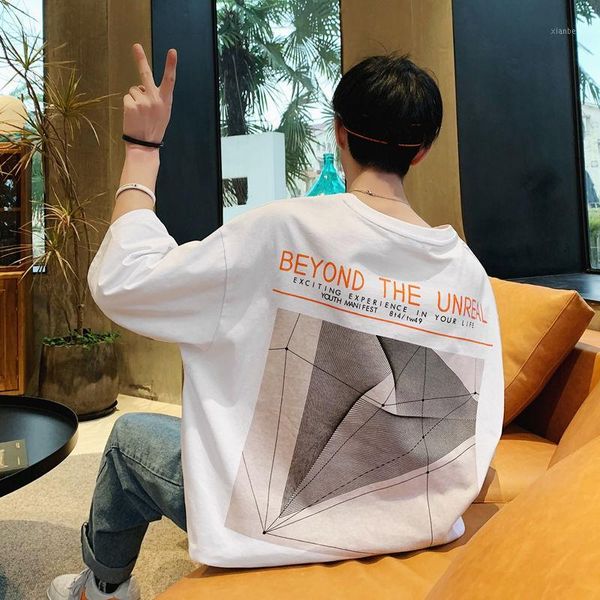 2020 summer new youth popular loose simple letter printing five-point sleeve t-shirt fashion casual round neck pullover1, White;black
2020 summer new youth popular loose simple letter printing five-point sleeve t-shirt fashion casual round neck pullover1, White;black