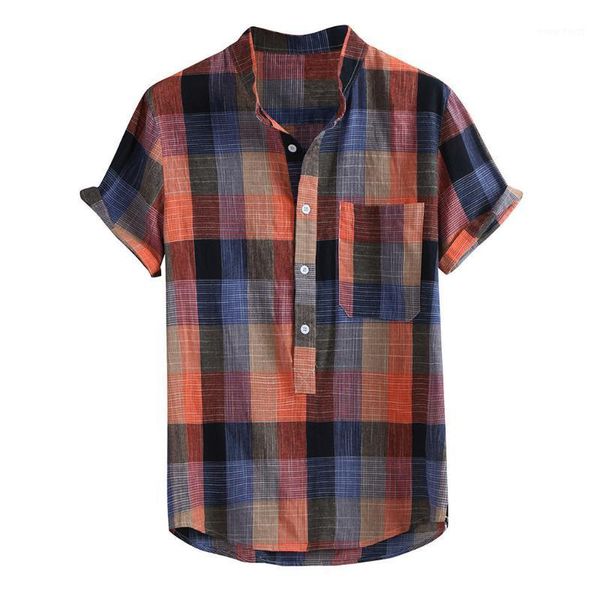 chamsgend short sleeve male shirt polyester men's blouse casual tunic men's button hawaii plaid print beach blouse1, White;black
chamsgend short sleeve male shirt polyester men's blouse casual tunic men's button hawaii plaid print beach blouse1, White;black