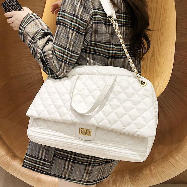 lattice large tote bag 2021 new pu leather women's designer handbag high capacity shoulder messenger bag travel
lattice large tote bag 2021 new pu leather women's designer handbag high capacity shoulder messenger bag travel