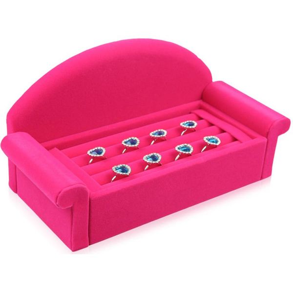 unique sofa shape jewelry display holder earring ring display tray fashion jewelry racks rose red velvet rack, Pink;blue
unique sofa shape jewelry display holder earring ring display tray fashion jewelry racks rose red velvet rack, Pink;blue